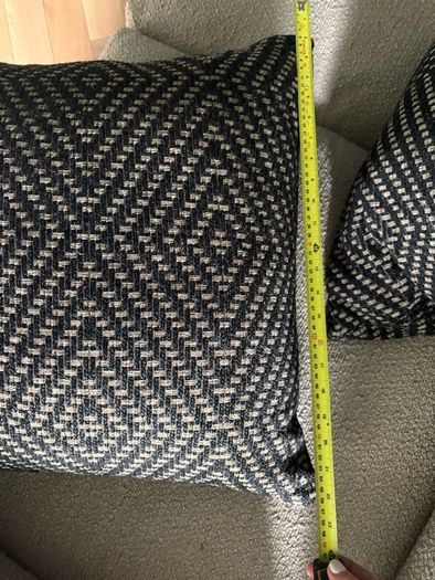 Feather filled cushions