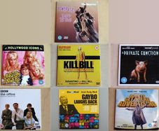 Newspaper promo DVDs