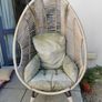 Garden outdoor eggchair and table Image 10