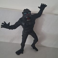 Showa Retro King Kong Soft Vinyl Doll - Vintage Hong Kong - Rare Blue Eyes