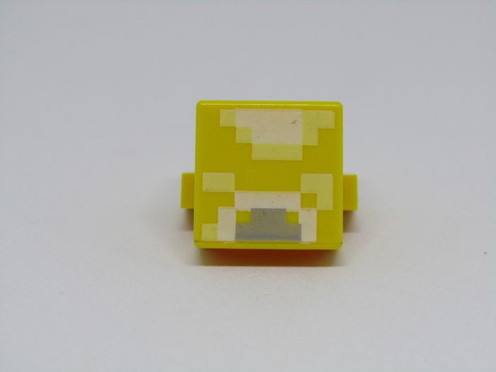 Lego Minecraft Moobloom Cow Error Head 3rd Stage Print Head And Is Missing The Last Print Rare And Hard To Find