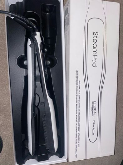 SteamPod V3 Hair Straightener - White