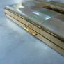Rare and Genuine Art Deco AGME Switzerland Gold Tone Mother of Pearl Compact with Adjustable Initials Image 4