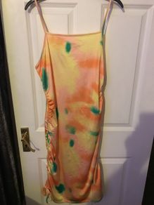 Roused sides dress