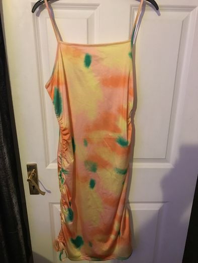 Roused sides dress