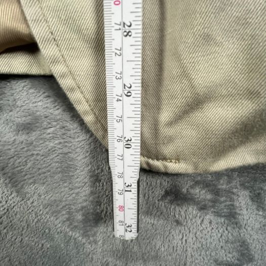 Zara Man Utility Blazer Jacket 48 Beige - Linen Blend- Military Chore Style