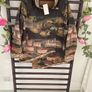 jacket Bnwt made in Italy khaki multi asymmetrical wrap closing jacket freesize Image 3