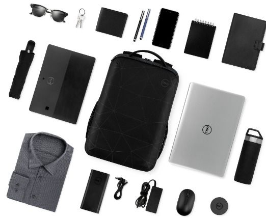 DELL 39.6 cm (14" to 15.6") Backpack Black, Blue