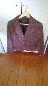 Beautiful brown suede jacket