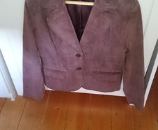 Beautiful brown suede jacket