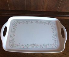 Large Eternal Beau Melamine Tray 19"x12"