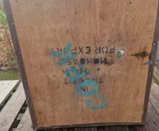old tea chest