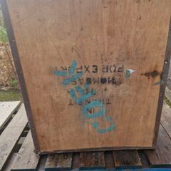 old tea chest
