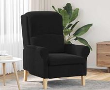 Armchair Black Velvet
