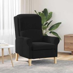 Armchair Black Velvet