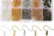 Earring Hooks, Jump Rings, 1150Pcs Earring Making Kit for DIY Earring Making