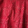 skirt red inverted pleat skirt size 40(12) cotton skirt Image 4