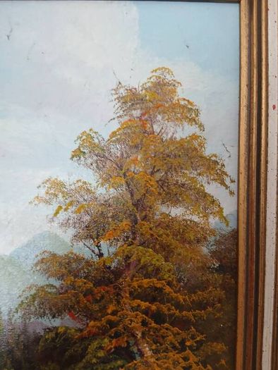 Vintage Oil Painting by L Parkinson