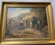 picture The famous 1835 painting Children Dancing at the Crossroads by Trevor Thomas Fowler is housed at the National Gallery of Ireland in Dublin