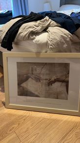 Two Large Framed Art Prints 88x68cm and 77x57cm