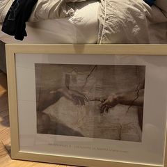 Two Large Framed Art Prints 88x68cm and 77x57cm