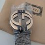 Authentic NEW Gucci GG Supreme Interlocking Belt 90cm Image 5