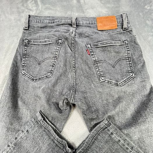 Levi's 512 Tapered Jeans Slim Fit - Premium Big E W34 L24 Washed Black/Grey