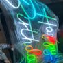 Neon led birthday sign Image 5