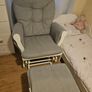 Babylo Milan Glider Chair and Ottoman Image 7