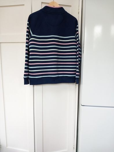 Crew Navy/Stripe Sweatshirt New Size M