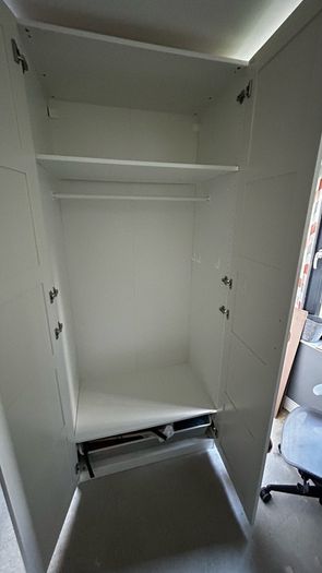 Ikea PAX white wardrobe 236x100x58