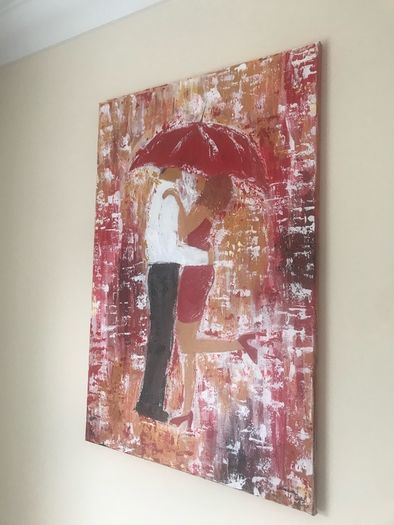 Painting couple for valentines