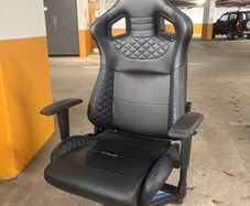 Gaming Office Chair Reclining Adjustable Arms Needs Minor Repair