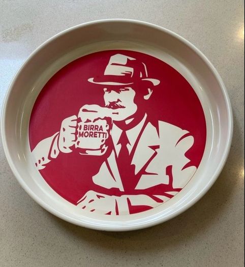Moretti Beer Metal Tray