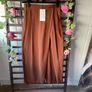 trousers Bnwt Zara wrap over front trousers size small rust brown shade Image 3