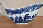 Large Arklow Pottery willow gravy boat