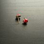 14k Gold Earings Ladybug Image 3
