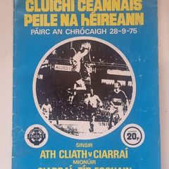GAA: All Ireland Football Final Programme, Dublin v Kerry, 1975.