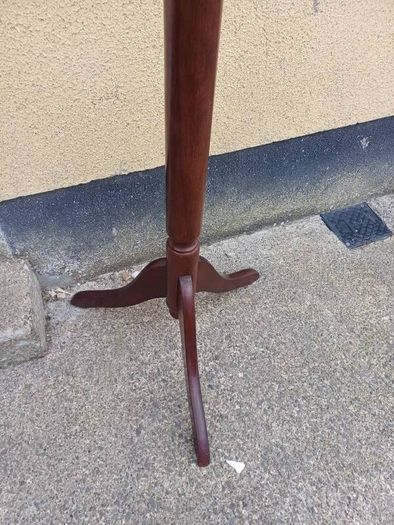 Vintage Mahogany Barley Twist Coat Hanger