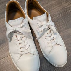White Leather Sneakers Charles Tyrwhitt - Men's