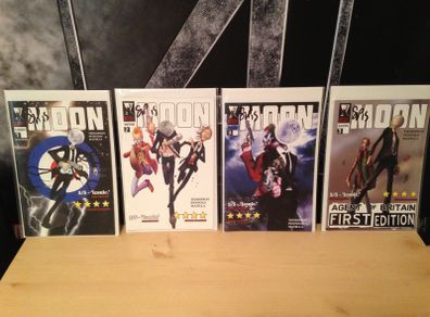 Complete run of MOON - All Comics signed by an author