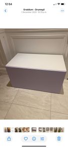Toy storage bench