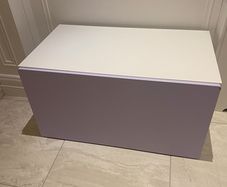 Toy storage bench