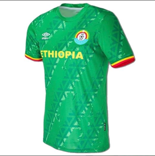 Mystery Soccer jersey Authentic Ethiopian Ethiopia green jersey Size Small