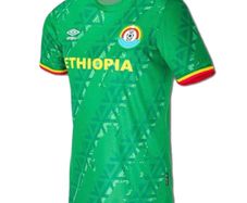 Mystery Soccer jersey Authentic Ethiopian Ethiopia green jersey Size Small