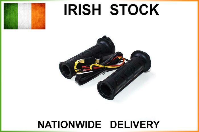 Motorcycle Motorbike 7/8" Electric Hot Heated Heating Grips Handlebar Warmers