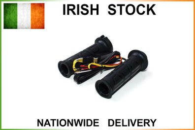 Motorcycle Motorbike 7/8" Electric Hot Heated Heating Grips Handlebar Warmers