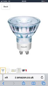10 x Light Bulbs Philips Gu 10 5.3 W