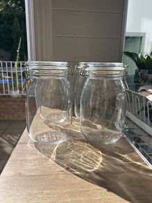 4- ikea glass jar 1.8 litres