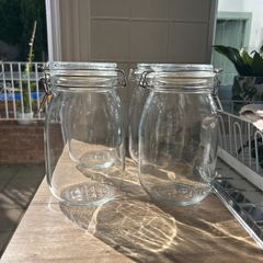 4- ikea glass jar 1.8 litres